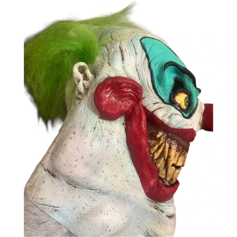 Scary Halloween masks clown horror adult latex with hair